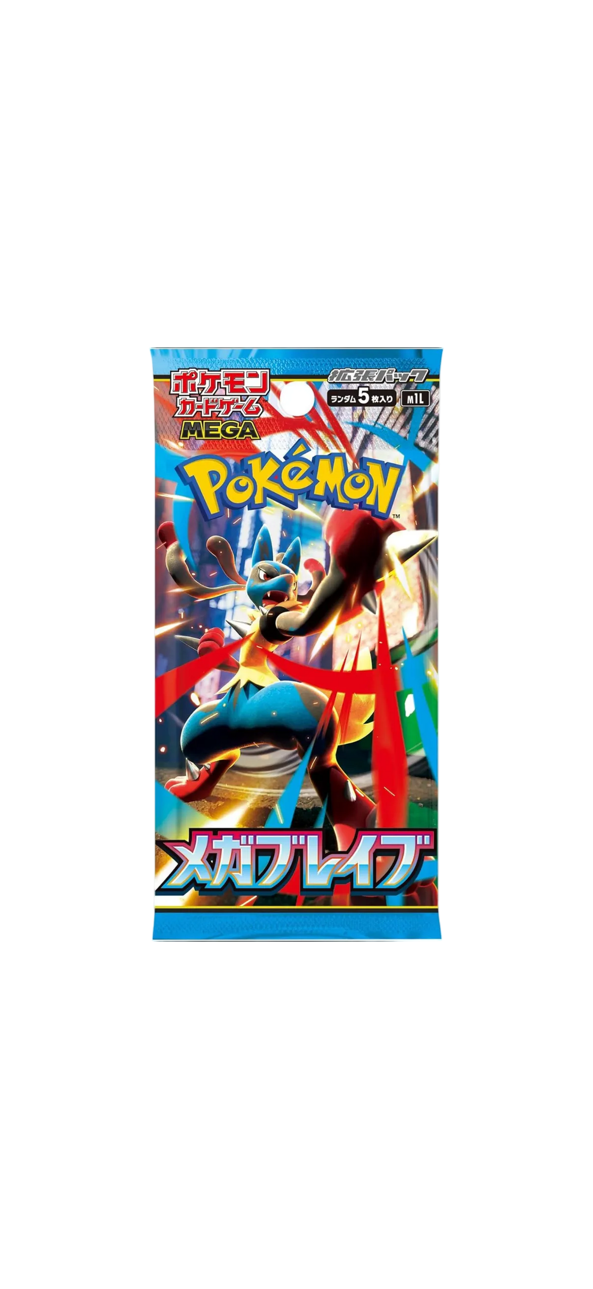 Pokémon TCG Mega Brave M1L – Japansk Boosterpakke