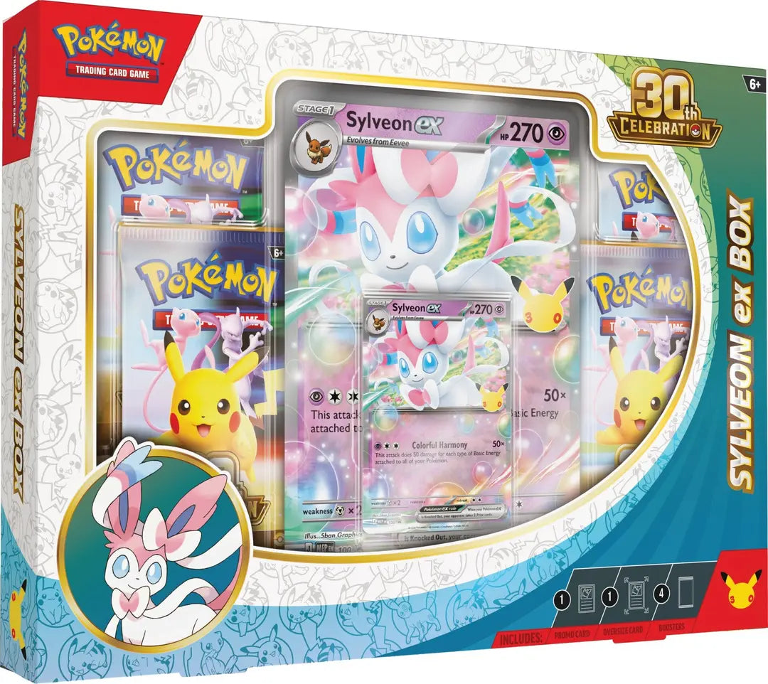 Pokémon TCG – 30th Celebration Sylveon ex Box | FORHÅNDSBESTILLING