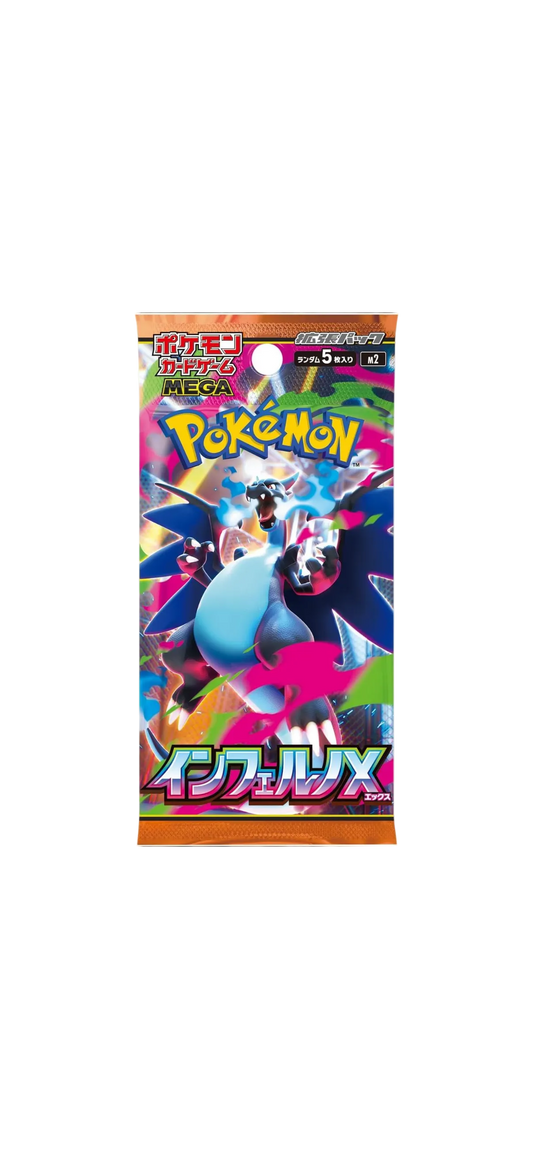 Pokémon TCG Mega Evolution Inferno X M2 – Japansk Boosterpakke