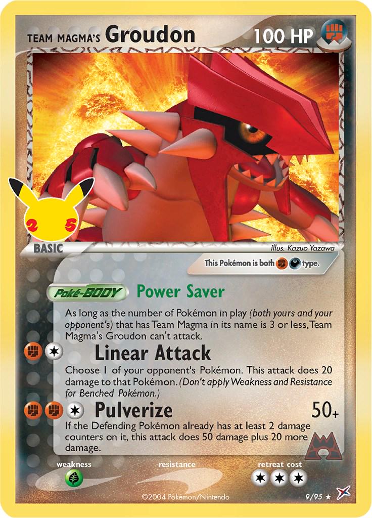 Team Magma’s Groudon – 9/95 Pokémon Celebrations Classic Collection (2021)