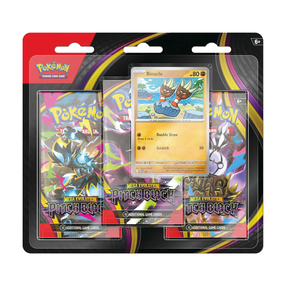 Engelsk – Pitch Black – 3-Pack Blister